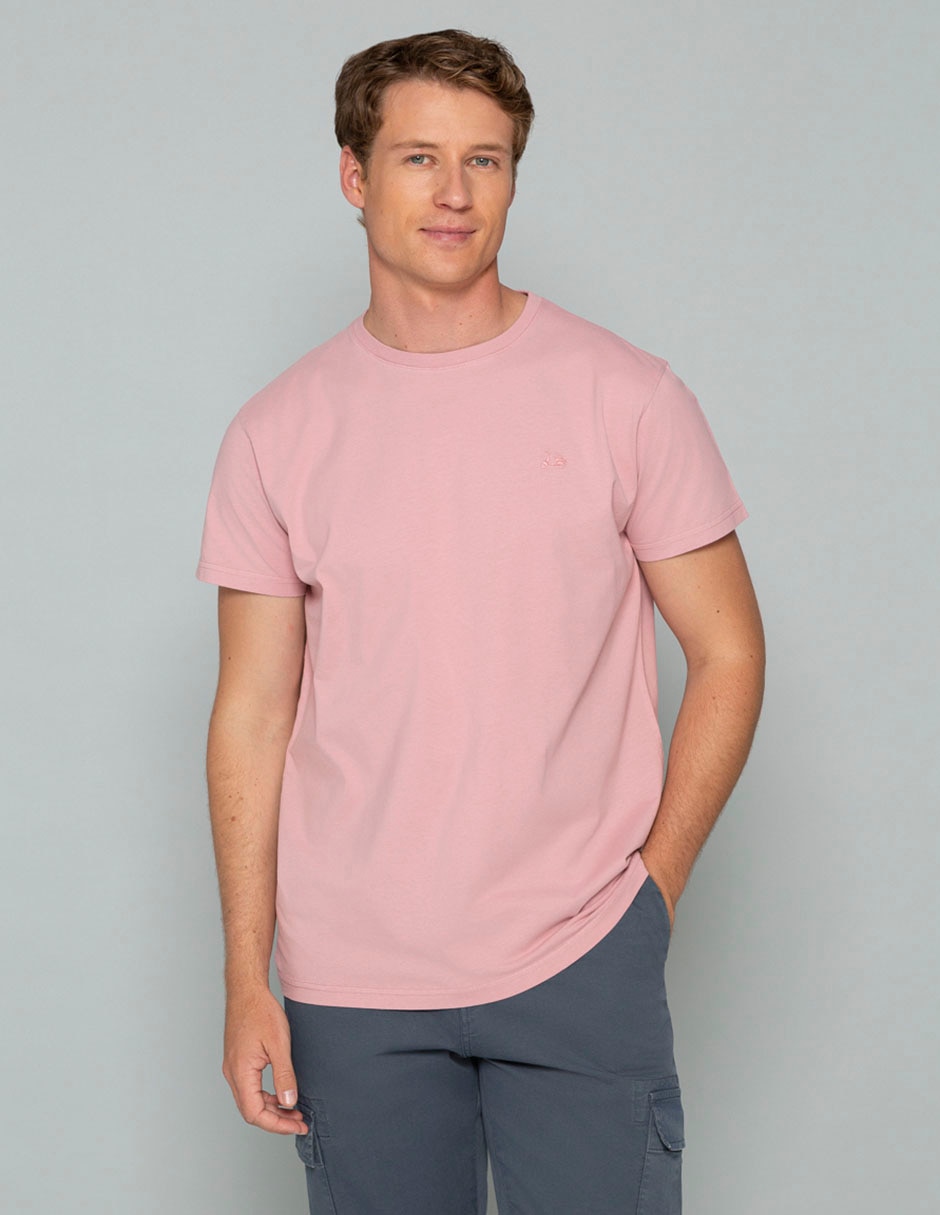 Playera manga corta de algodón para hombre Playera manga corta de algodón para hombre