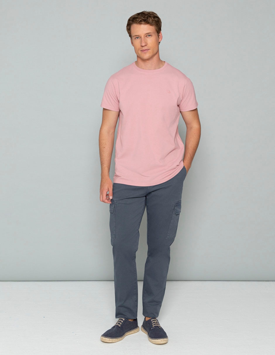Playera manga corta de algodón para hombre 3