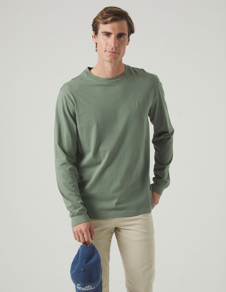 Playera cuello redondo para hombre 2