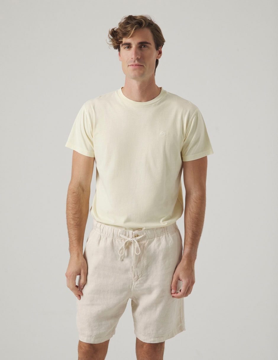Bermuda de lino para hombre Bermuda de lino para hombre