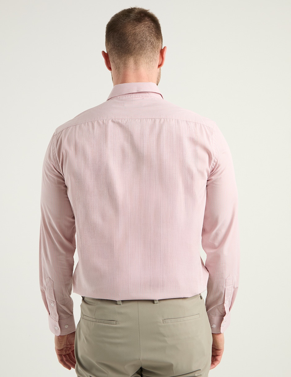 Camisa business casual Kenneth Cole de algodón manga larga para hombre