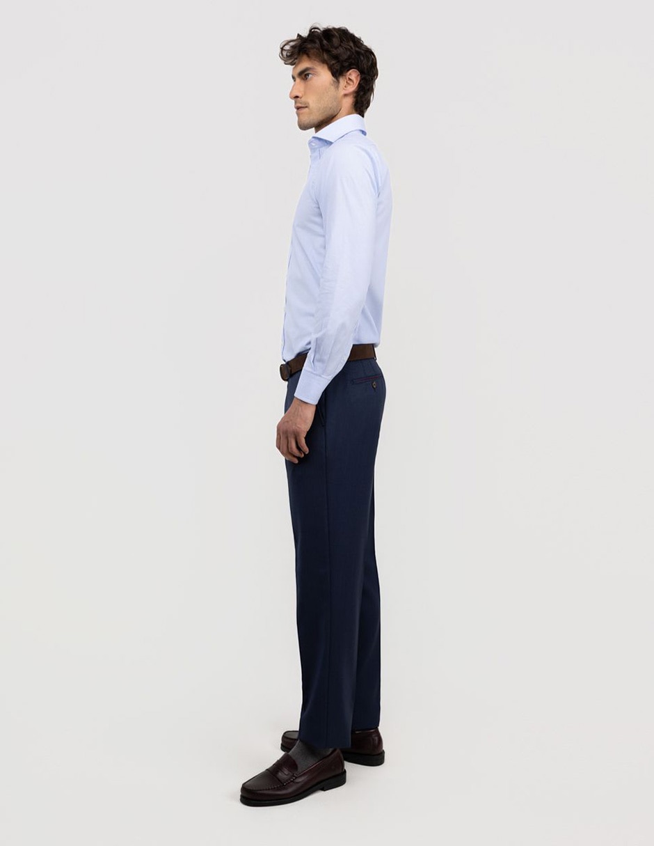 Camisa casual de algodón manga larga para hombre