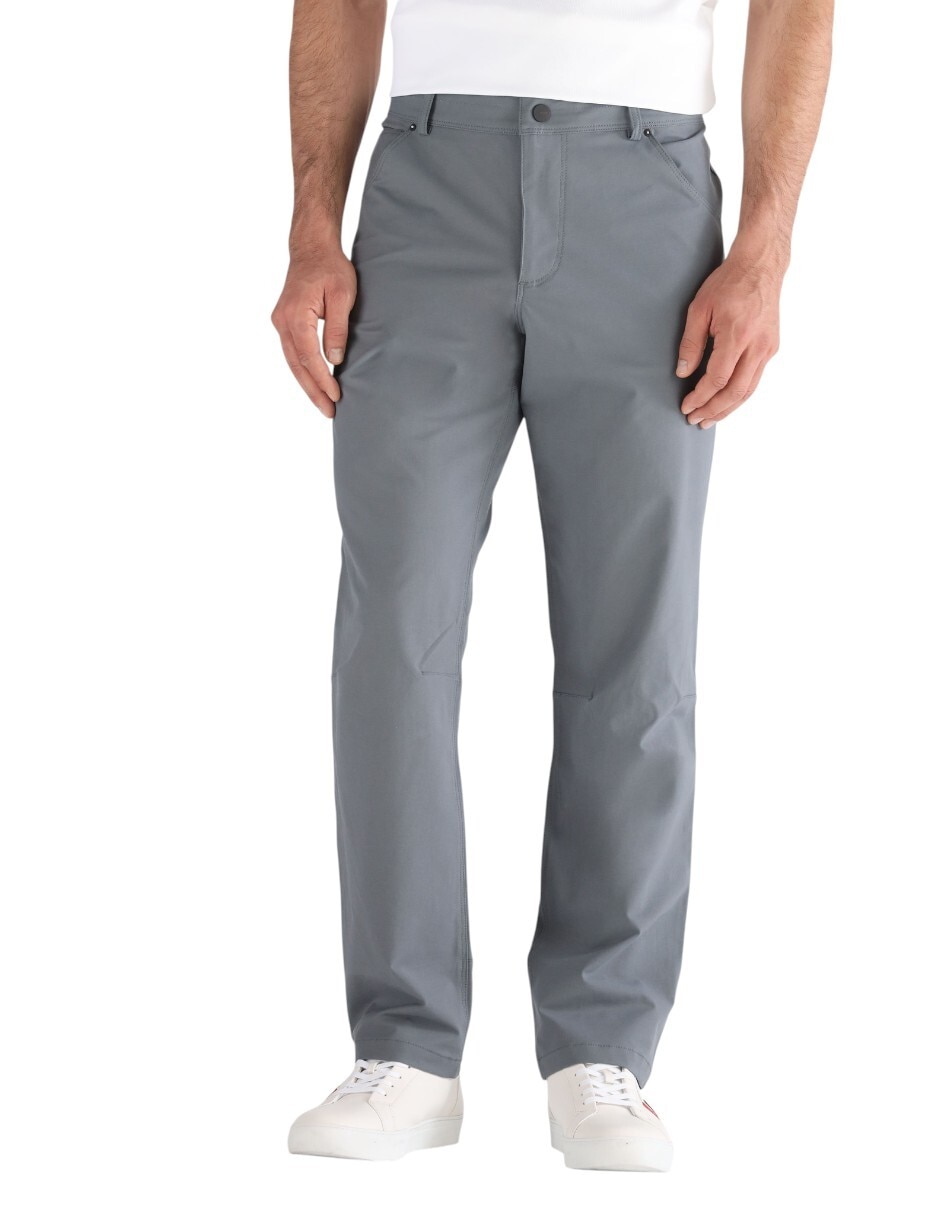Pantalón regular de algodón para hombre Pantalón regular de algodón para hombre