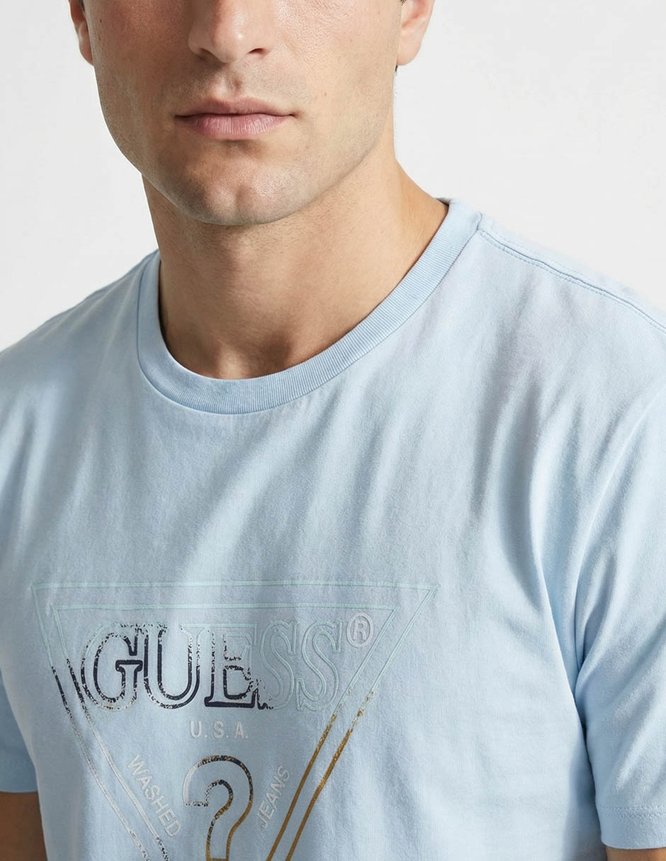 Playera cuello redondo para hombre