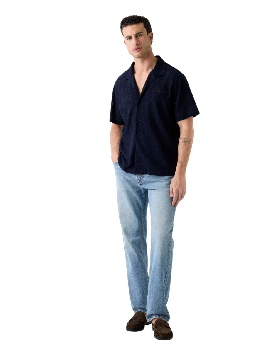 Camisa casual manga corta para hombre Camisa casual manga corta para hombre