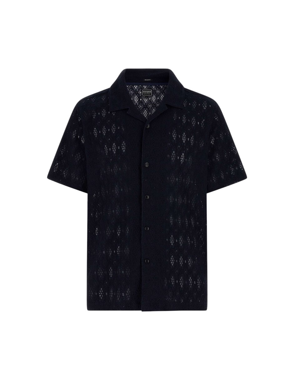 Camisa casual manga corta para hombre