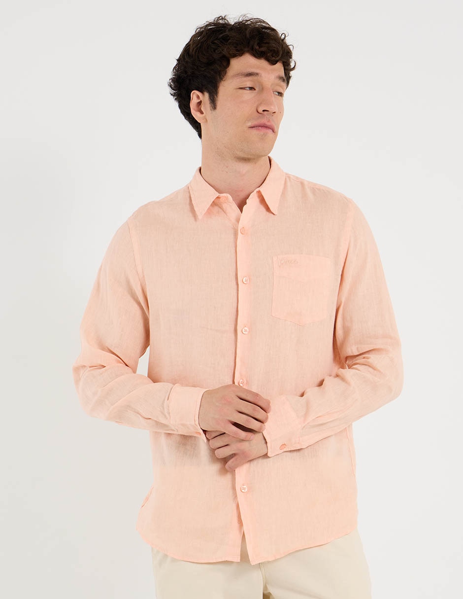 Camisa casual manga larga para hombre Camisa casual manga larga para hombre