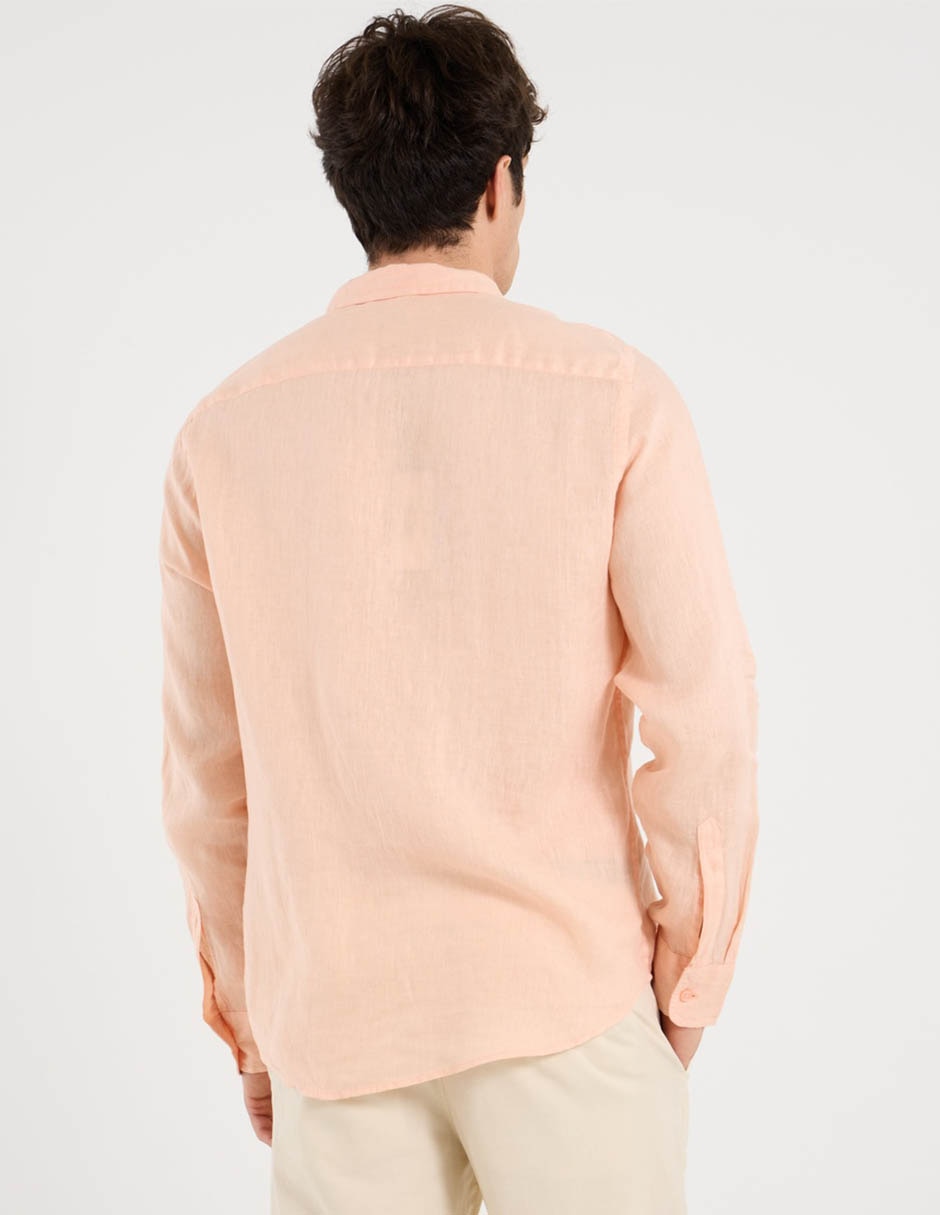 Camisa casual manga larga para hombre 3