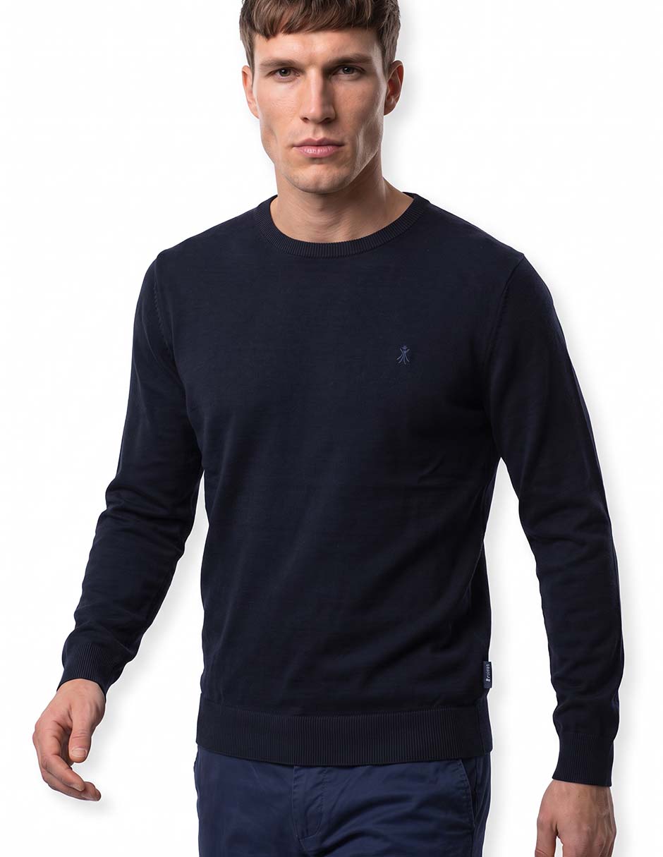Suéter cuello redondo para hombre
