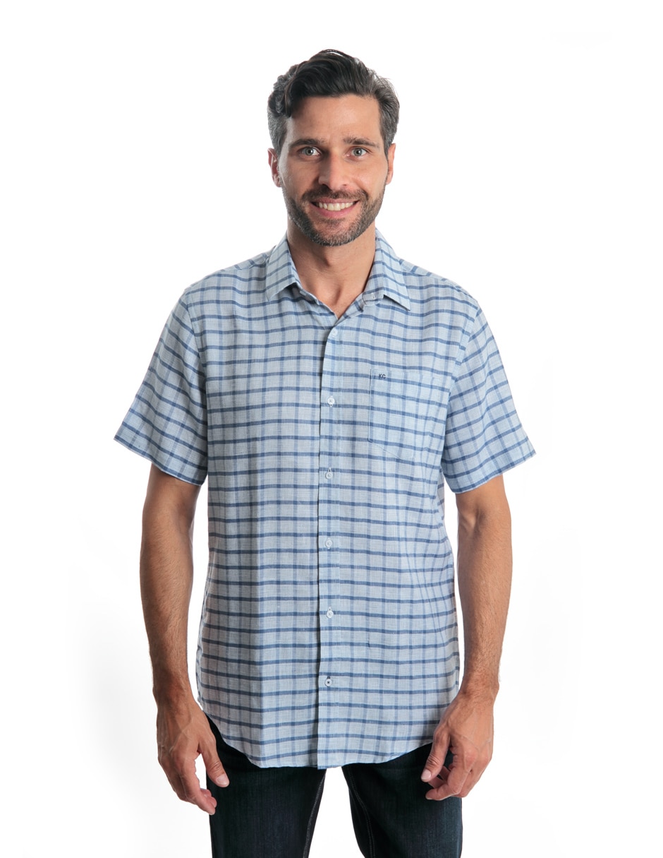 Camisa casual manga corta para hombre Camisa casual manga corta para hombre