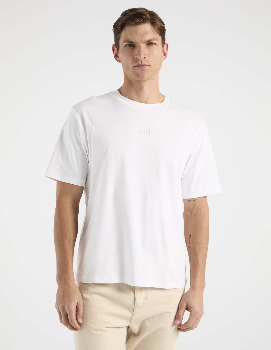 Playera cuello redondo para hombre