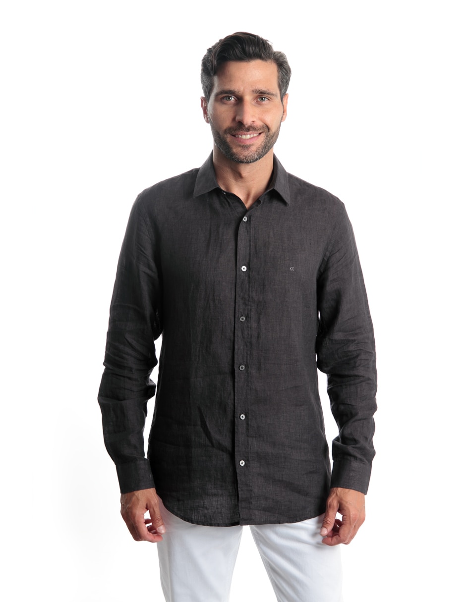 Camisa casual manga larga para hombre Camisa casual manga larga para hombre