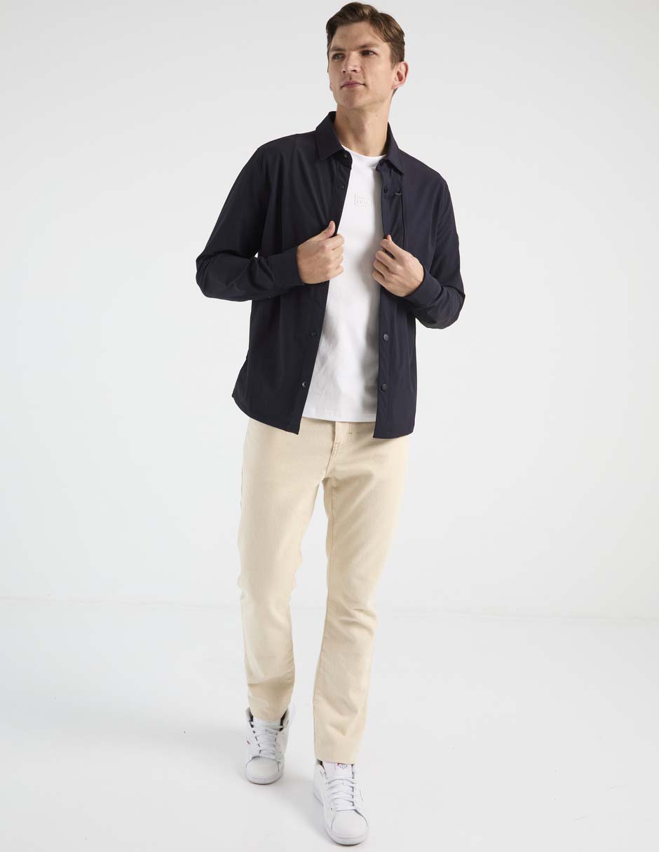 Chamarra casual Kenneth Cole con bolsillos para hombre