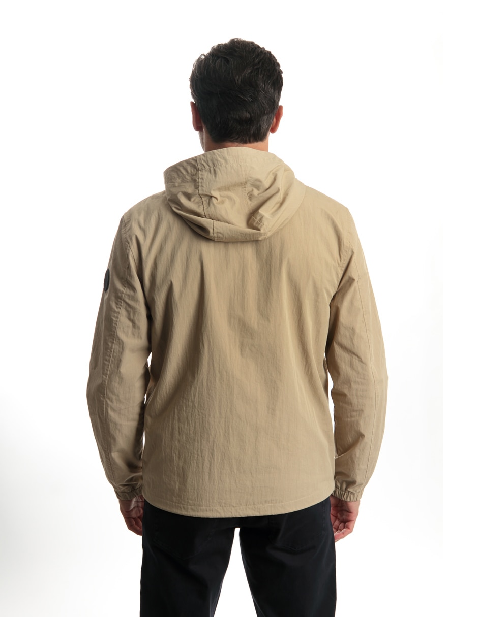 Chamarra casual con capucha para hombre 3