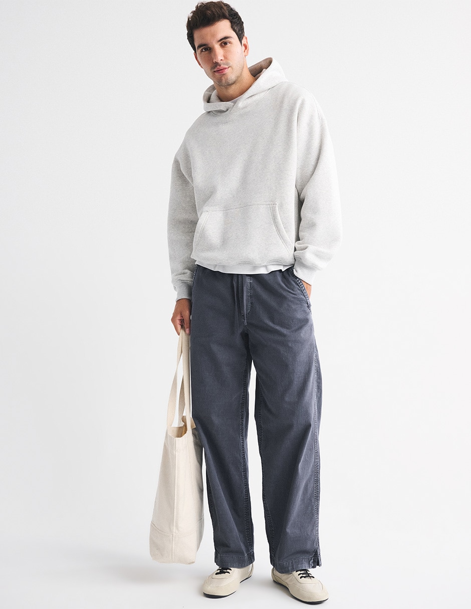 Pantalón casual chino regular de algodón para hombre 2