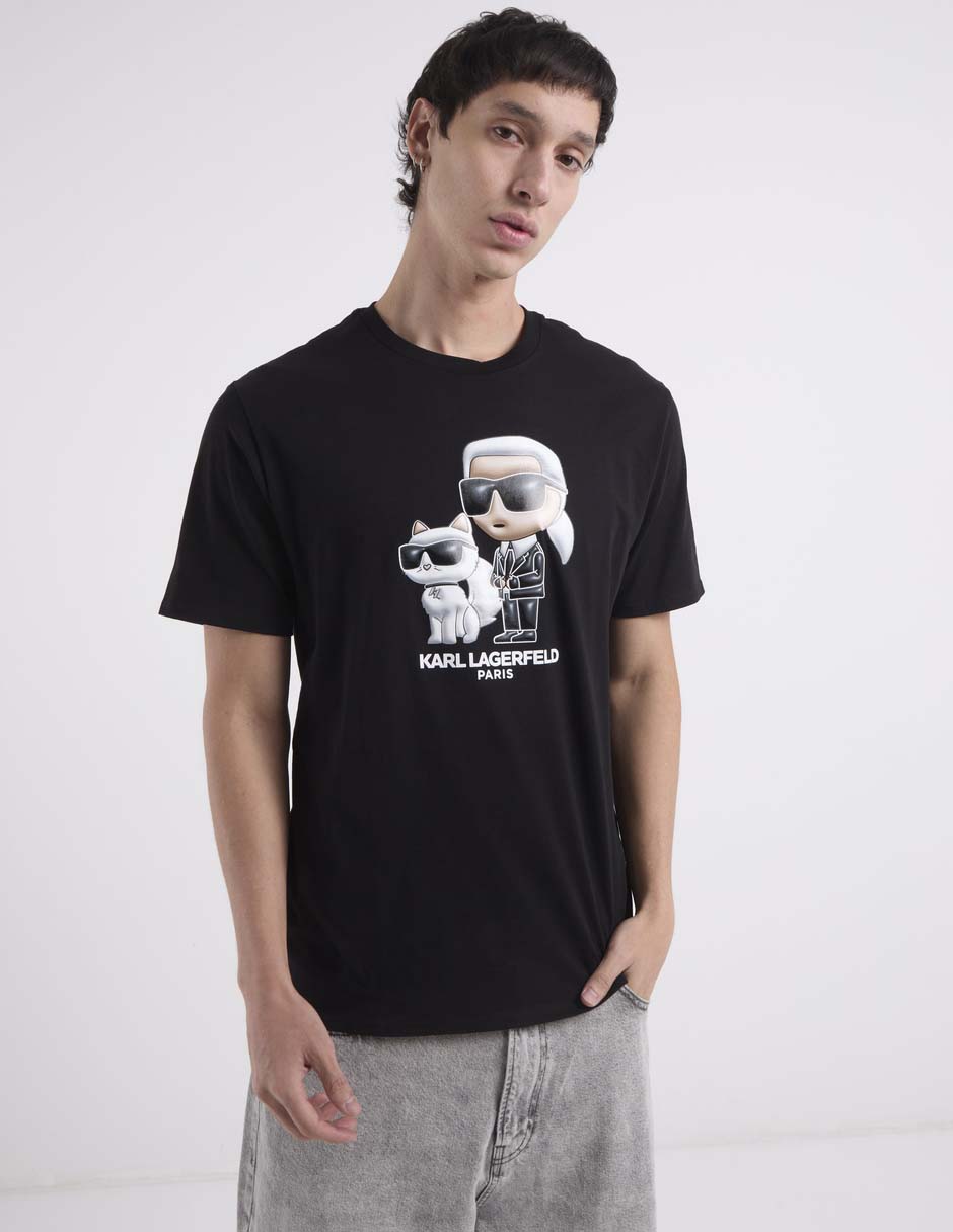 Playera cuello redondo para hombre