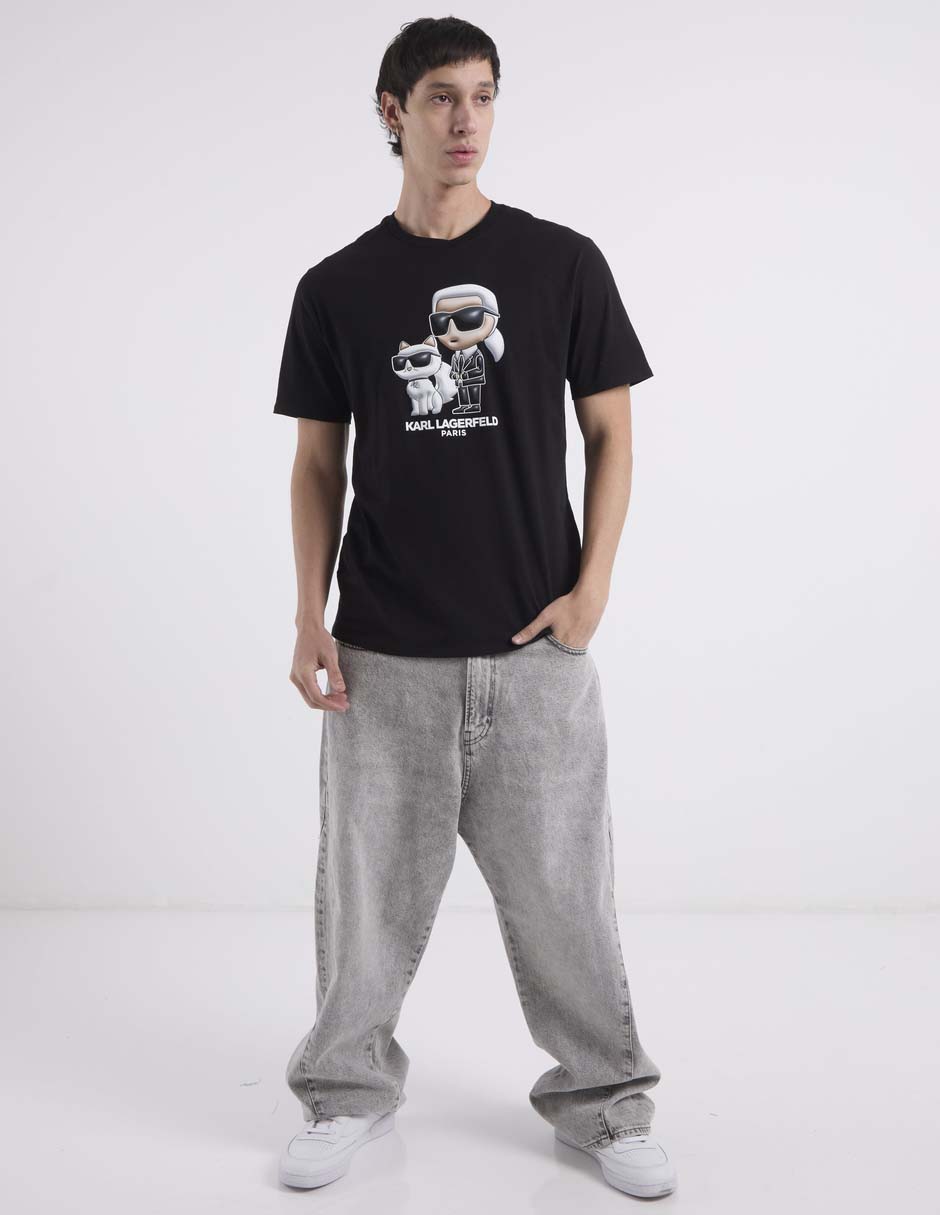 Playera cuello redondo para hombre