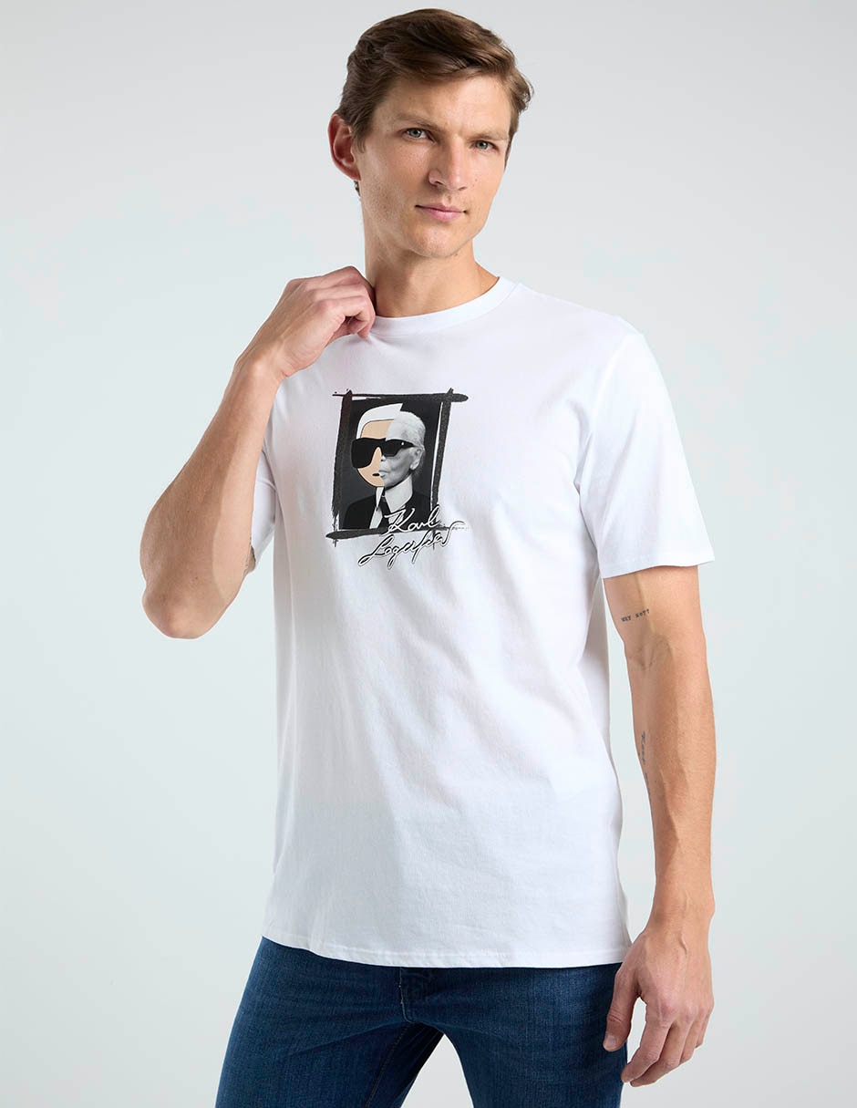 Playera cuello redondo para hombre 1
