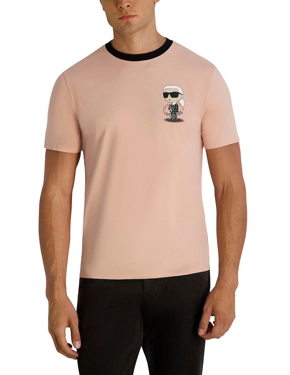 Playera cuello redondo para hombre