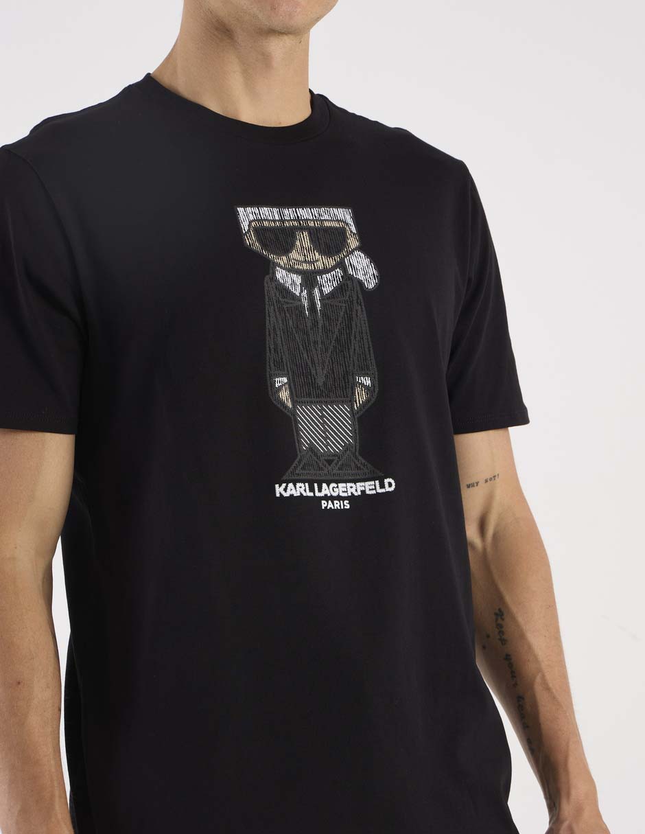 Playera cuello redondo para hombre