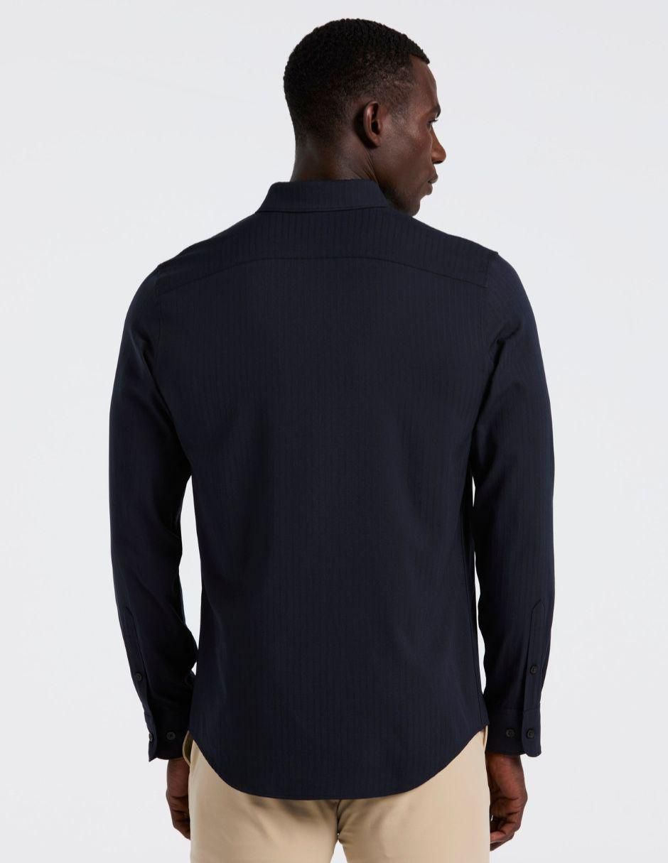 Camisa formal de algodón manga larga para hombre 3