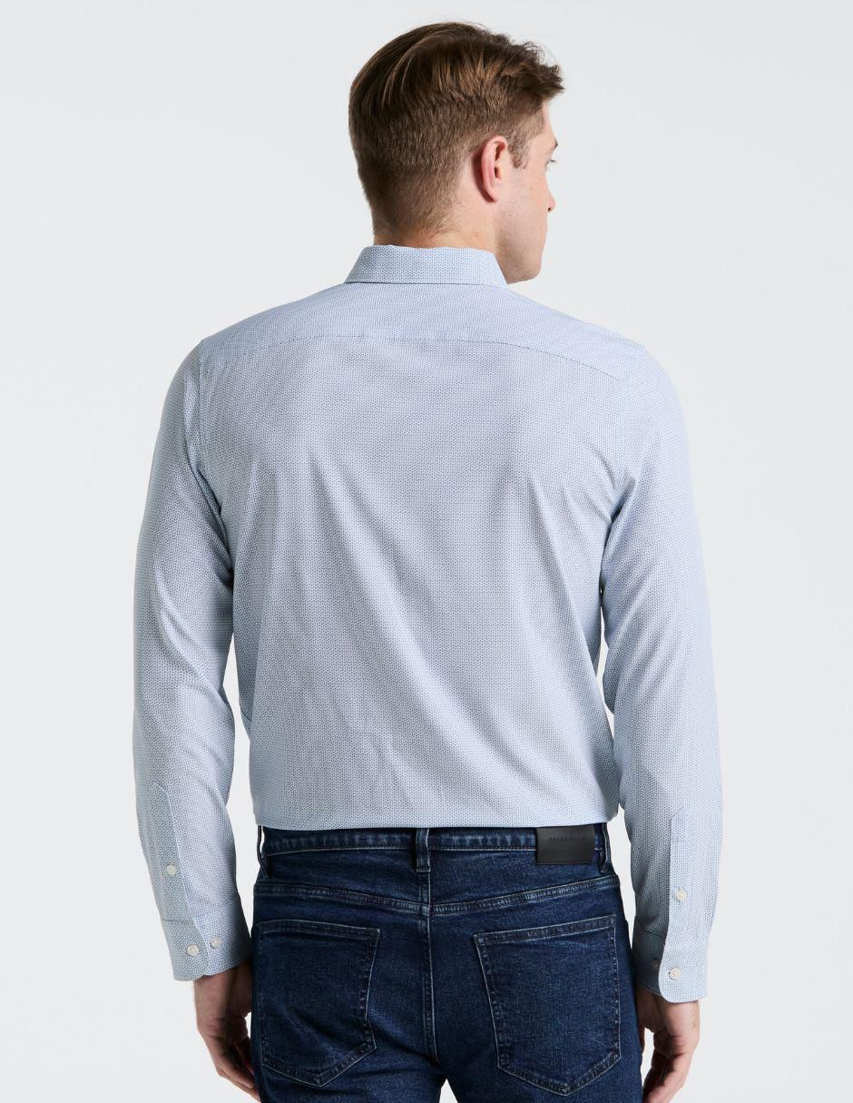 Camisa casual manga larga para hombre