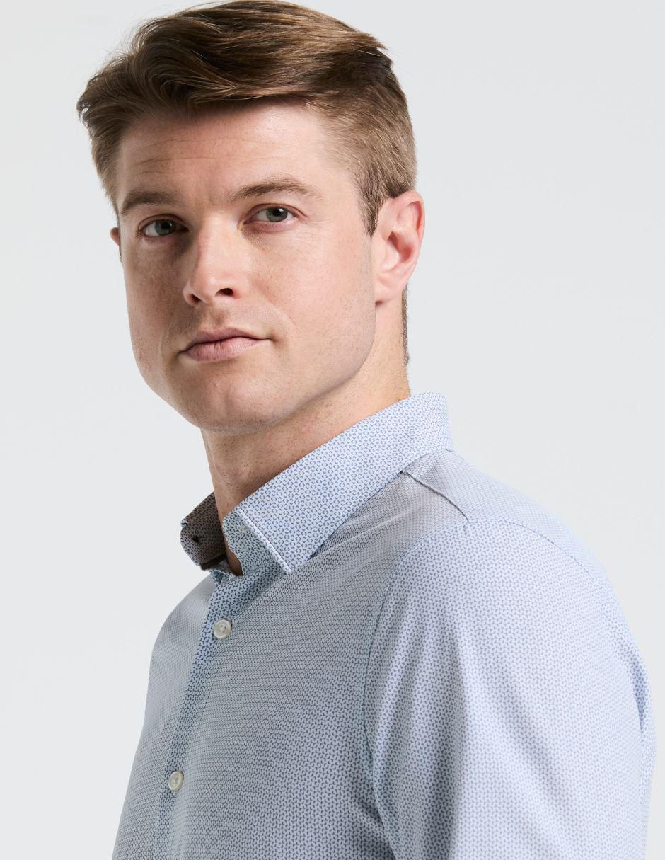 Camisa casual manga larga para hombre