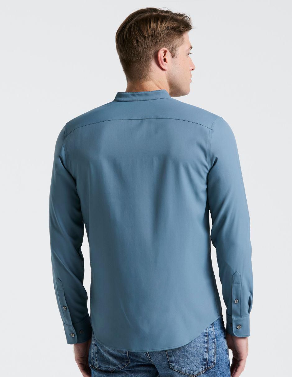 Camisa casual manga larga para hombre