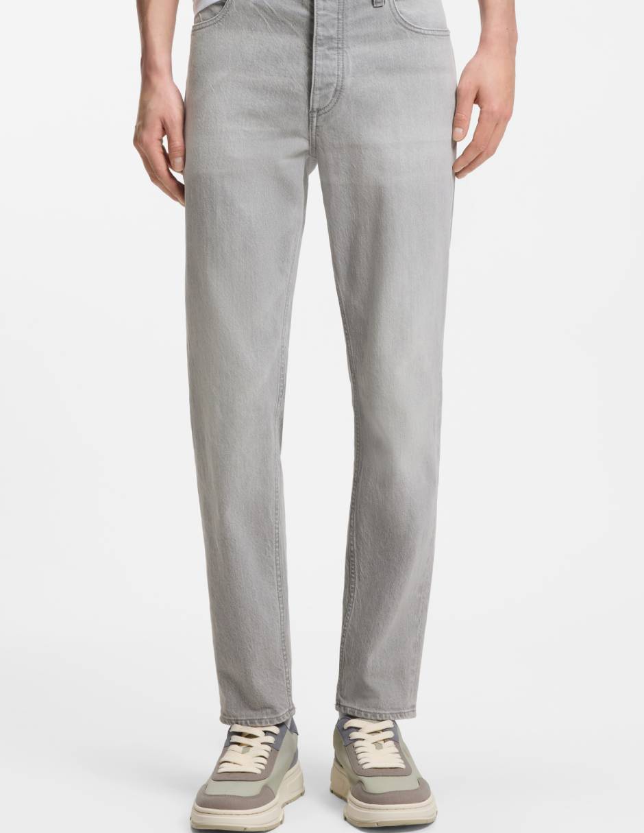 Jeans straight Hugo Blue lavado claro para hombre