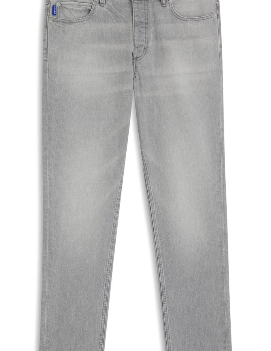 Jeans straight Hugo Blue lavado claro para hombre