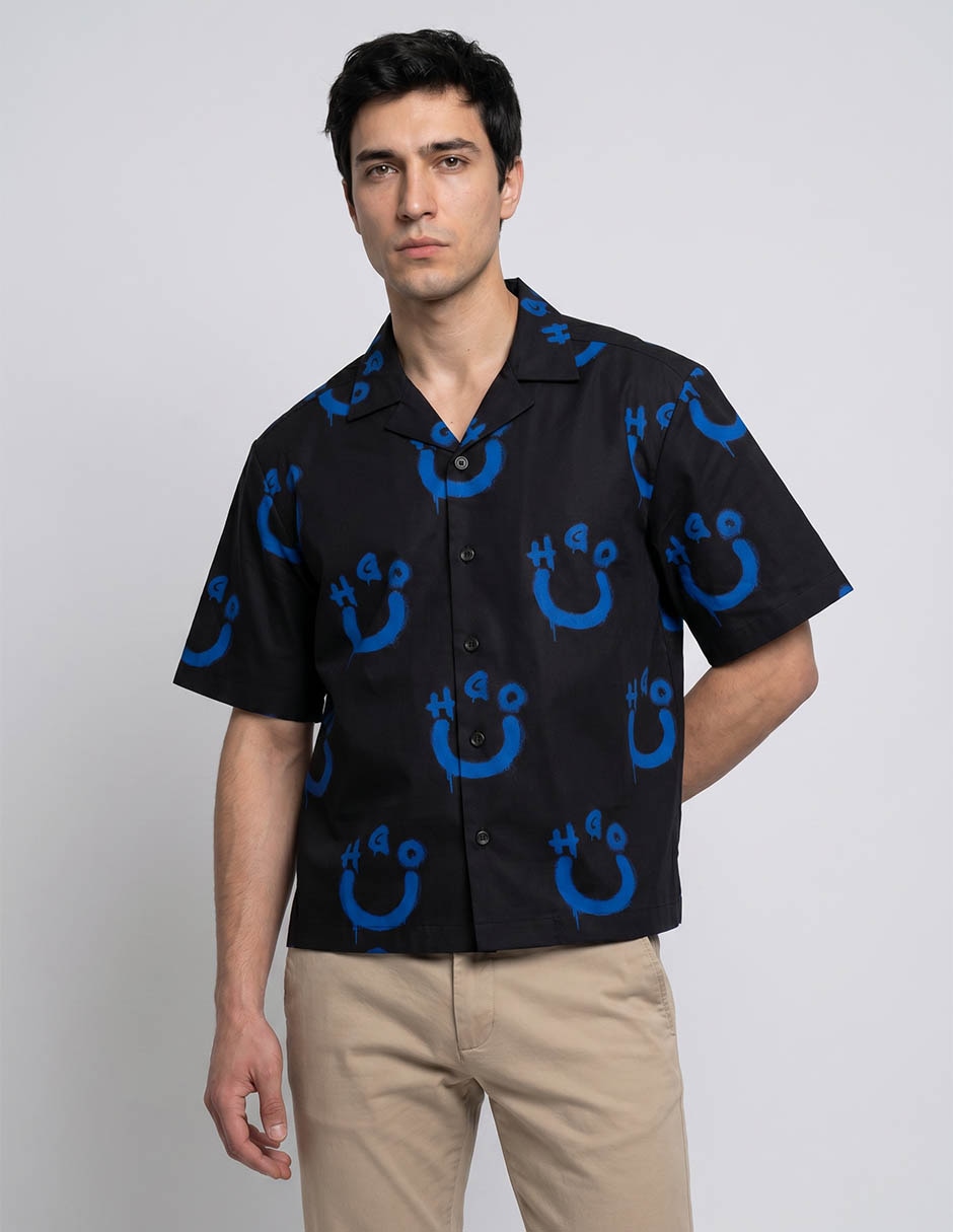 Camisa casual de algodón manga corta para hombre Camisa casual de algodón manga corta para hombre