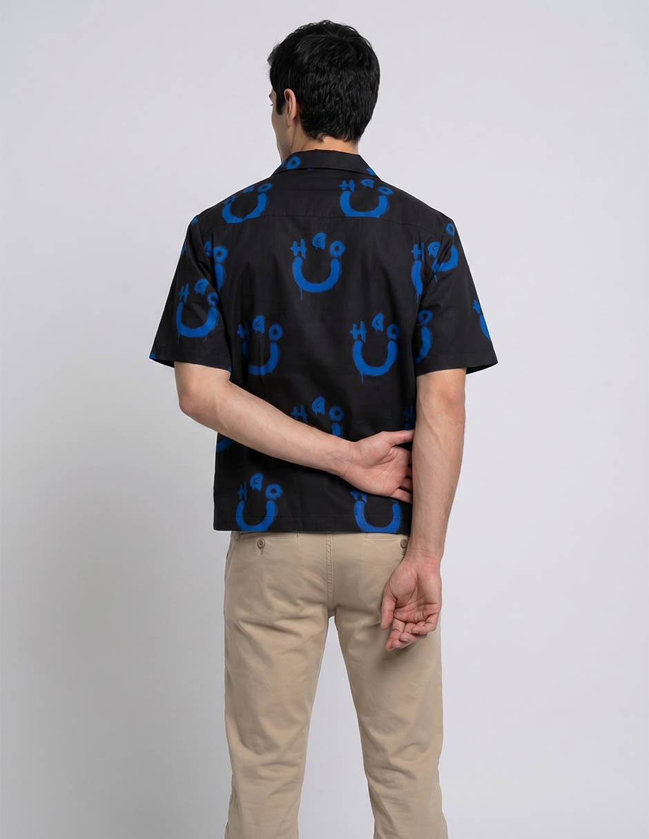 Camisa casual de algodón manga corta para hombre 2