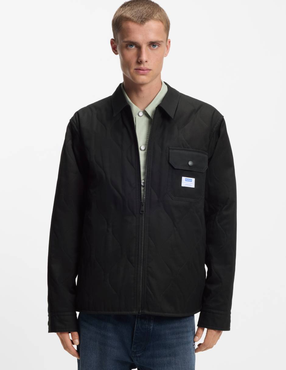 Chamarra casual capitonada para hombre Chamarra casual capitonada para hombre