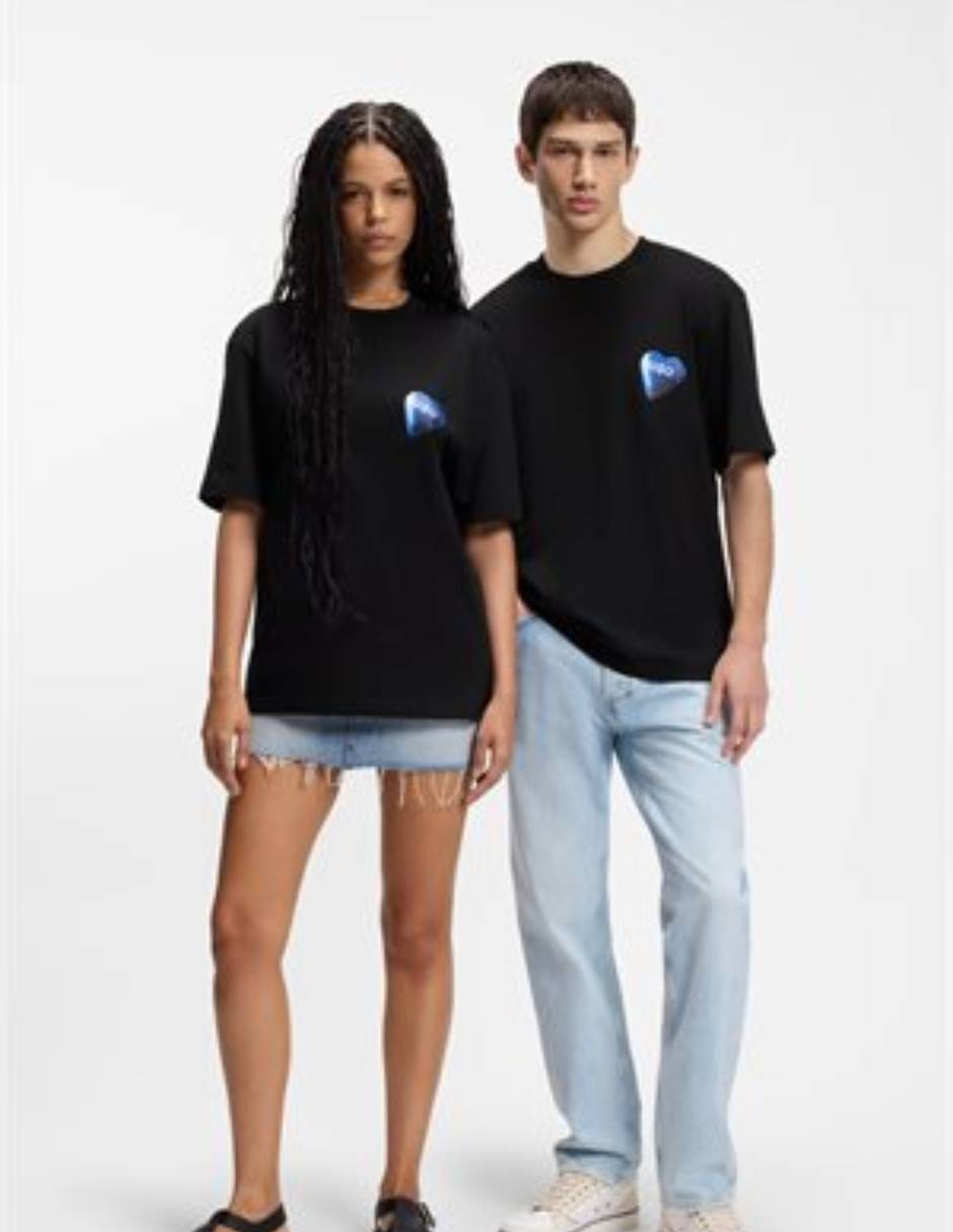 Playera hugo blue s26 cuello redondo para hombre