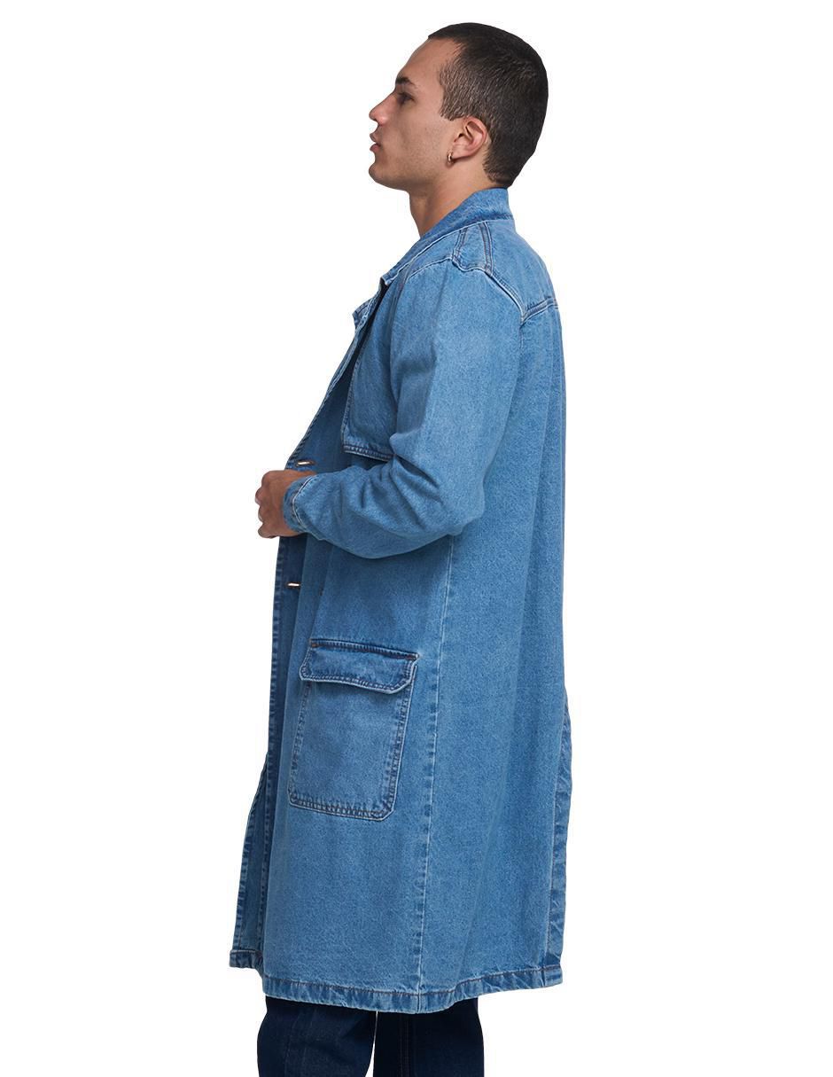 Gabardina a la rodilla para hombre