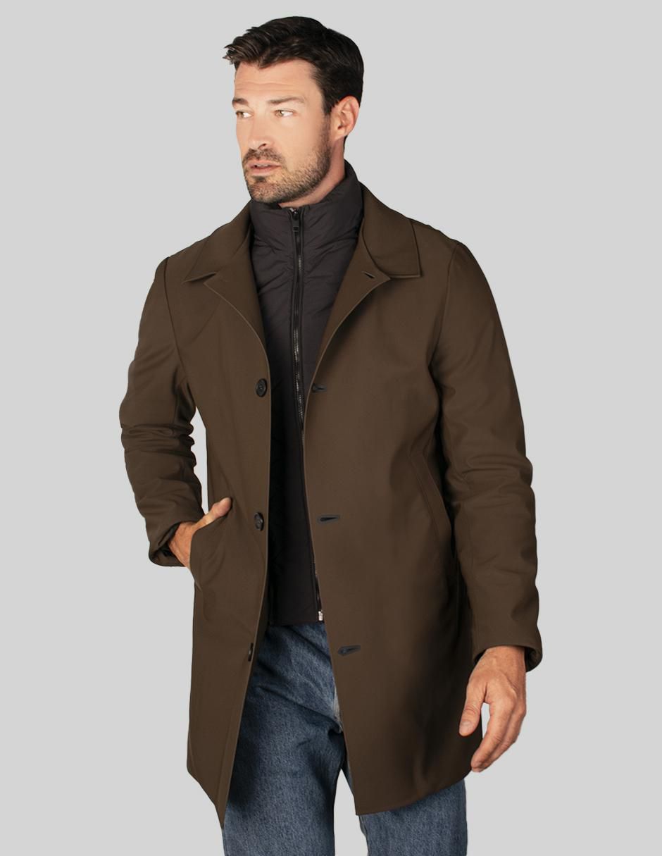 Gabardina corta para hombre 8