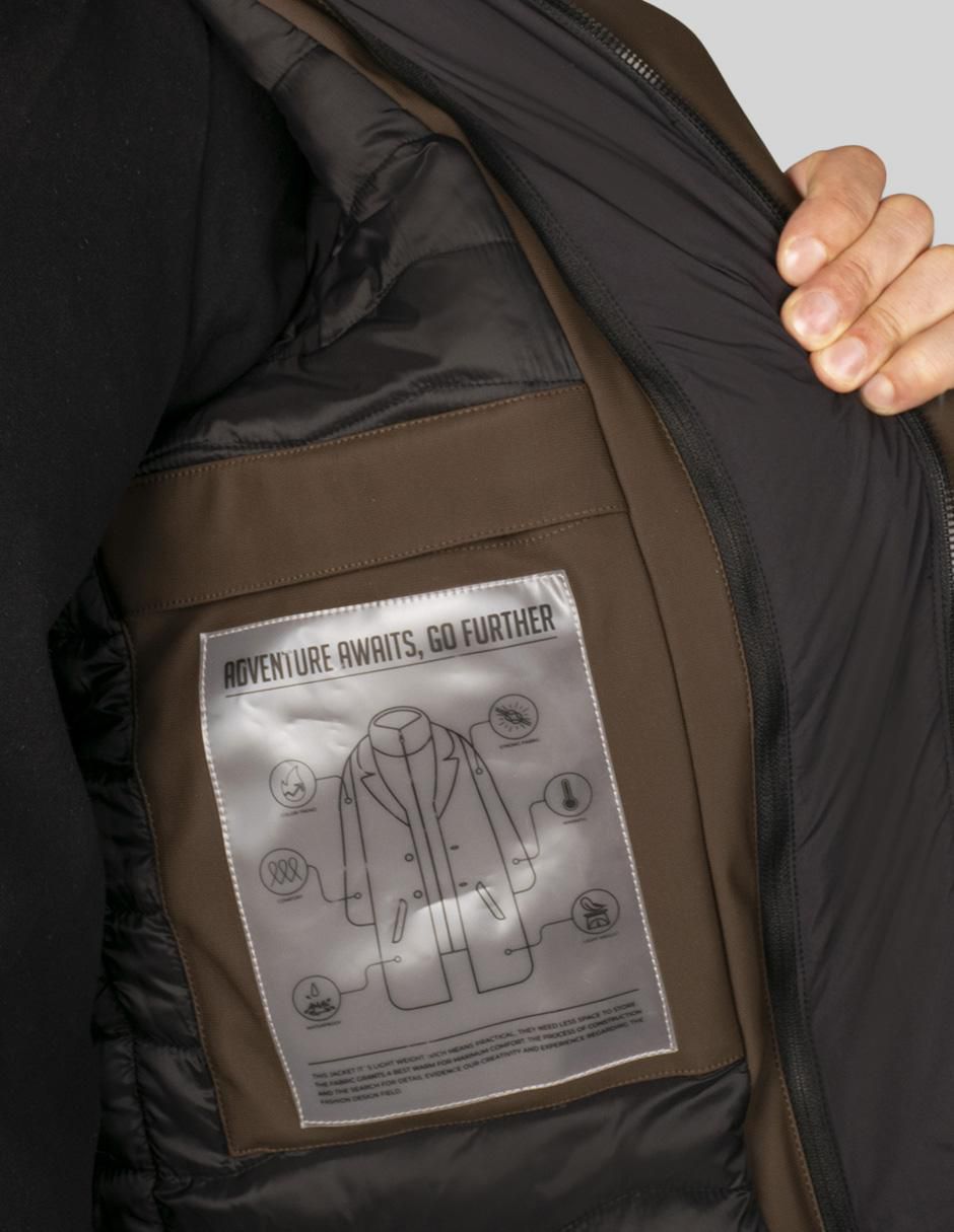 Gabardina corta para hombre 10