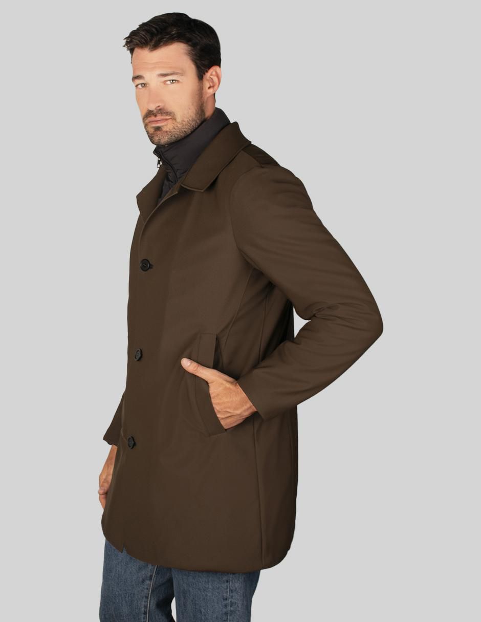 Gabardina corta para hombre 11
