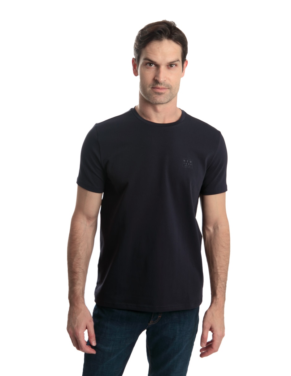 Playera cuello redondo para hombre 1