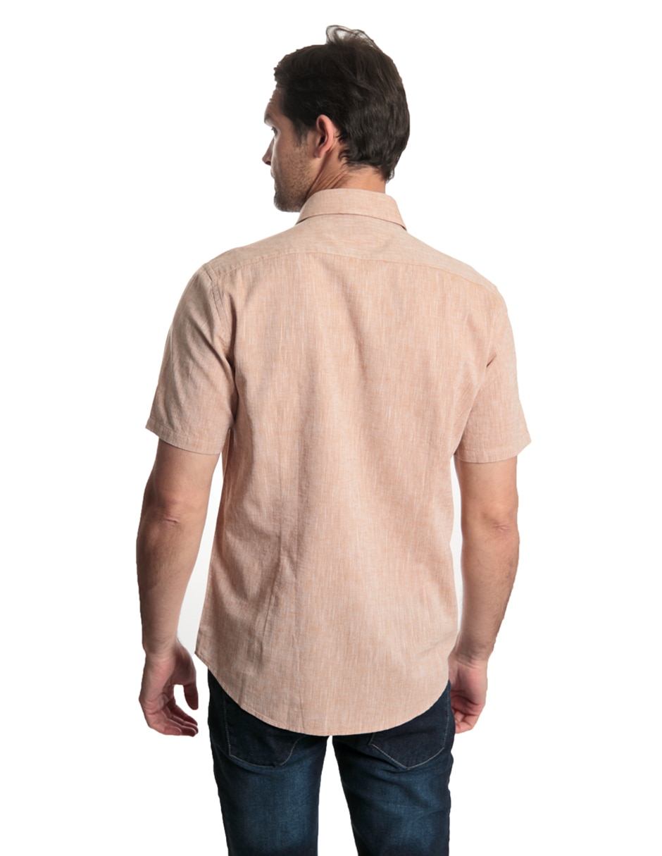 Camisa casual manga corta para hombre