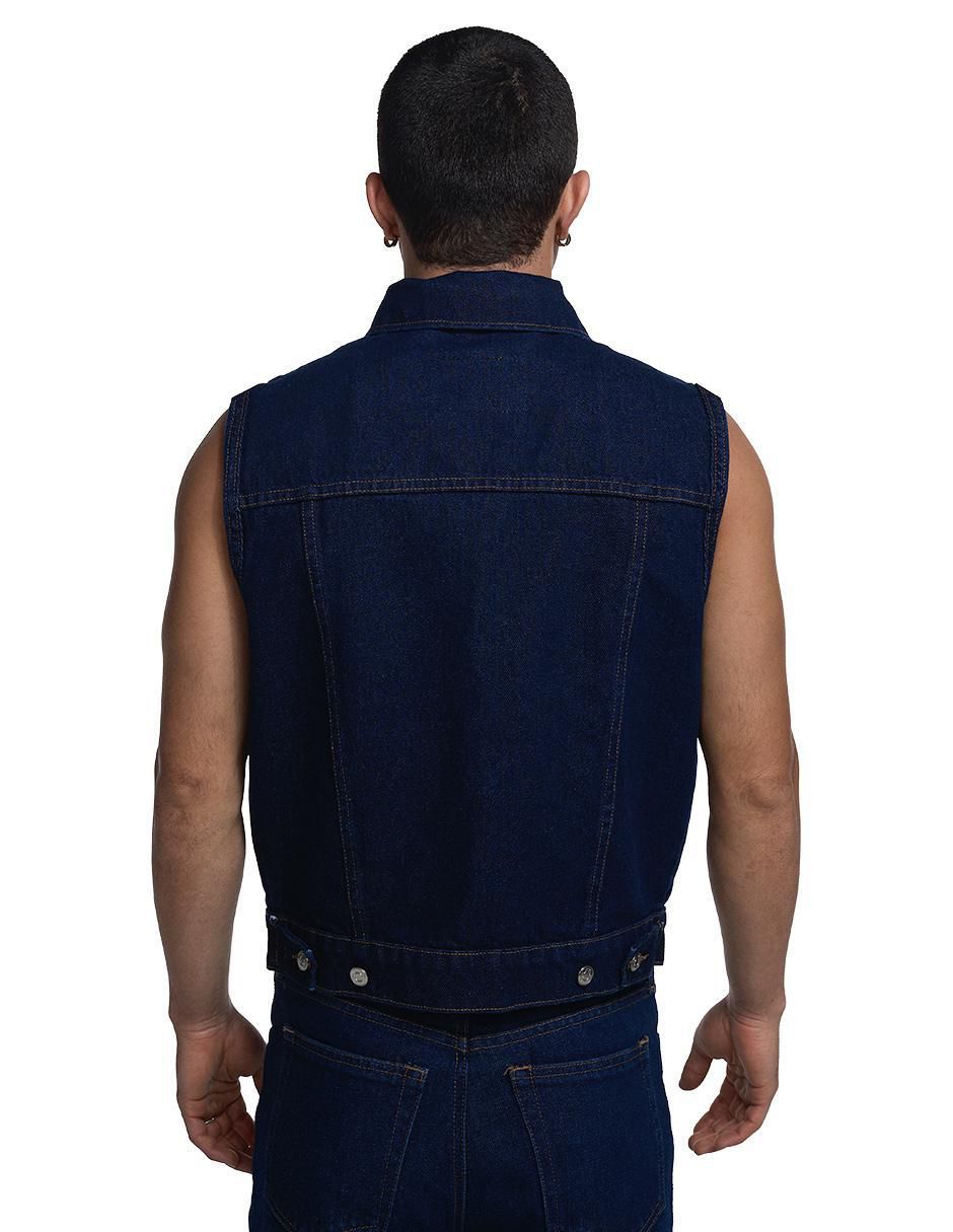 Chaleco mezclilla para hombre