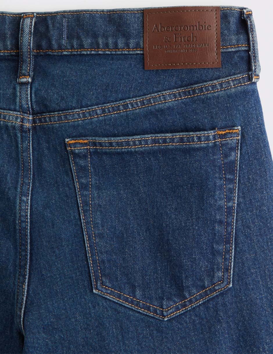 Jeans straight lavado medio para hombre 3