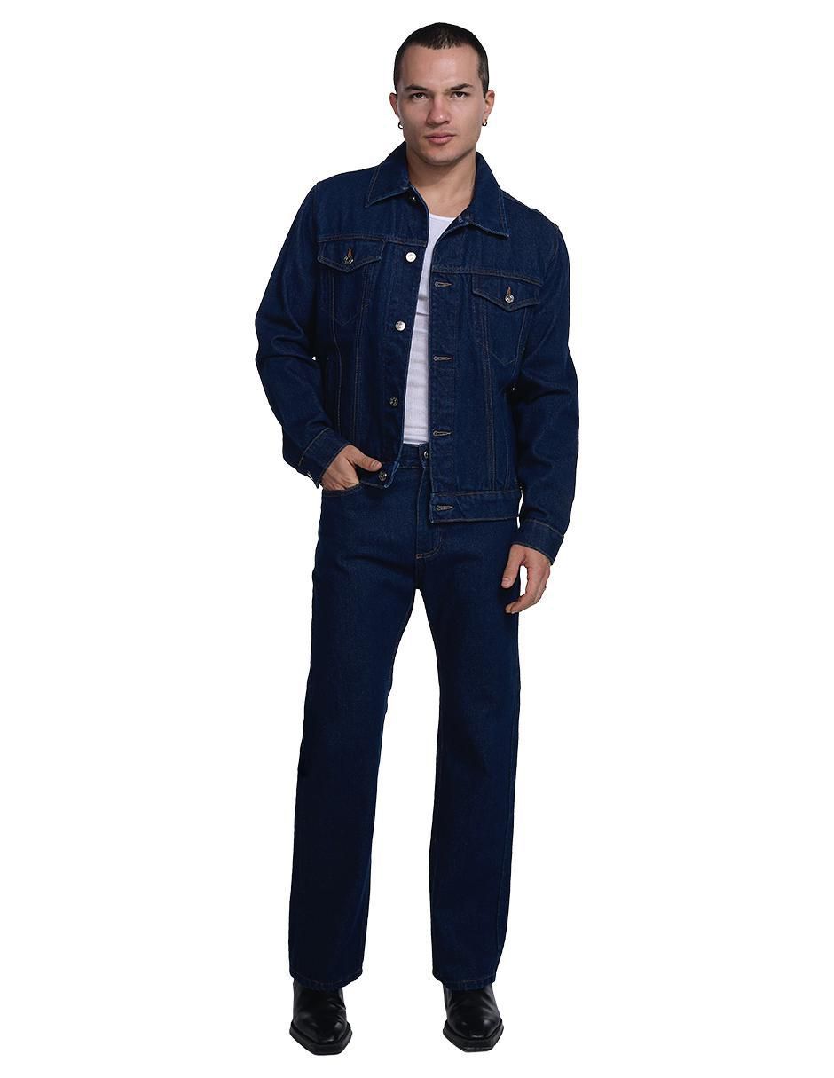 Chamarra denim Vaquera de mezclilla para hombre 3
