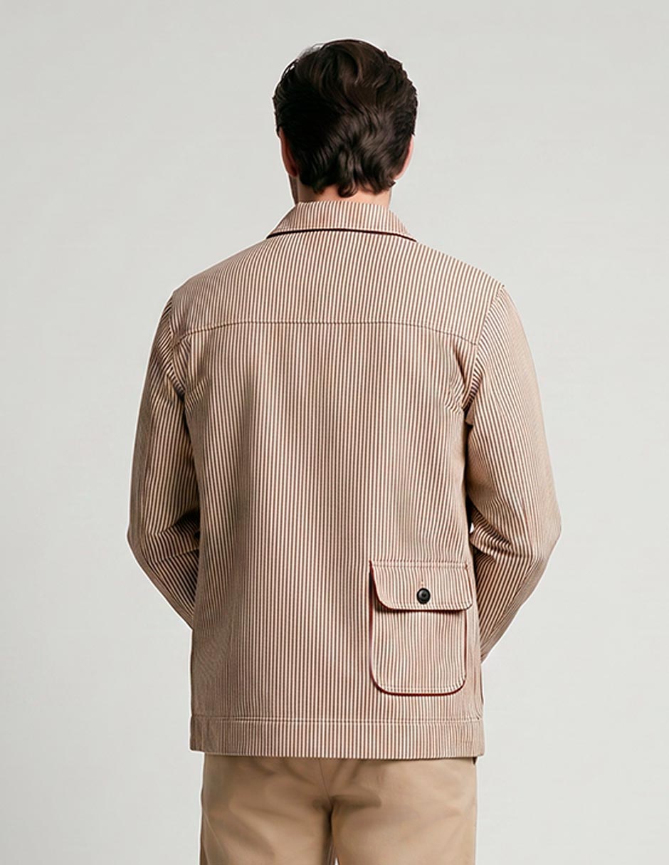 Chamarra casual pompeII con bolsillos para hombre