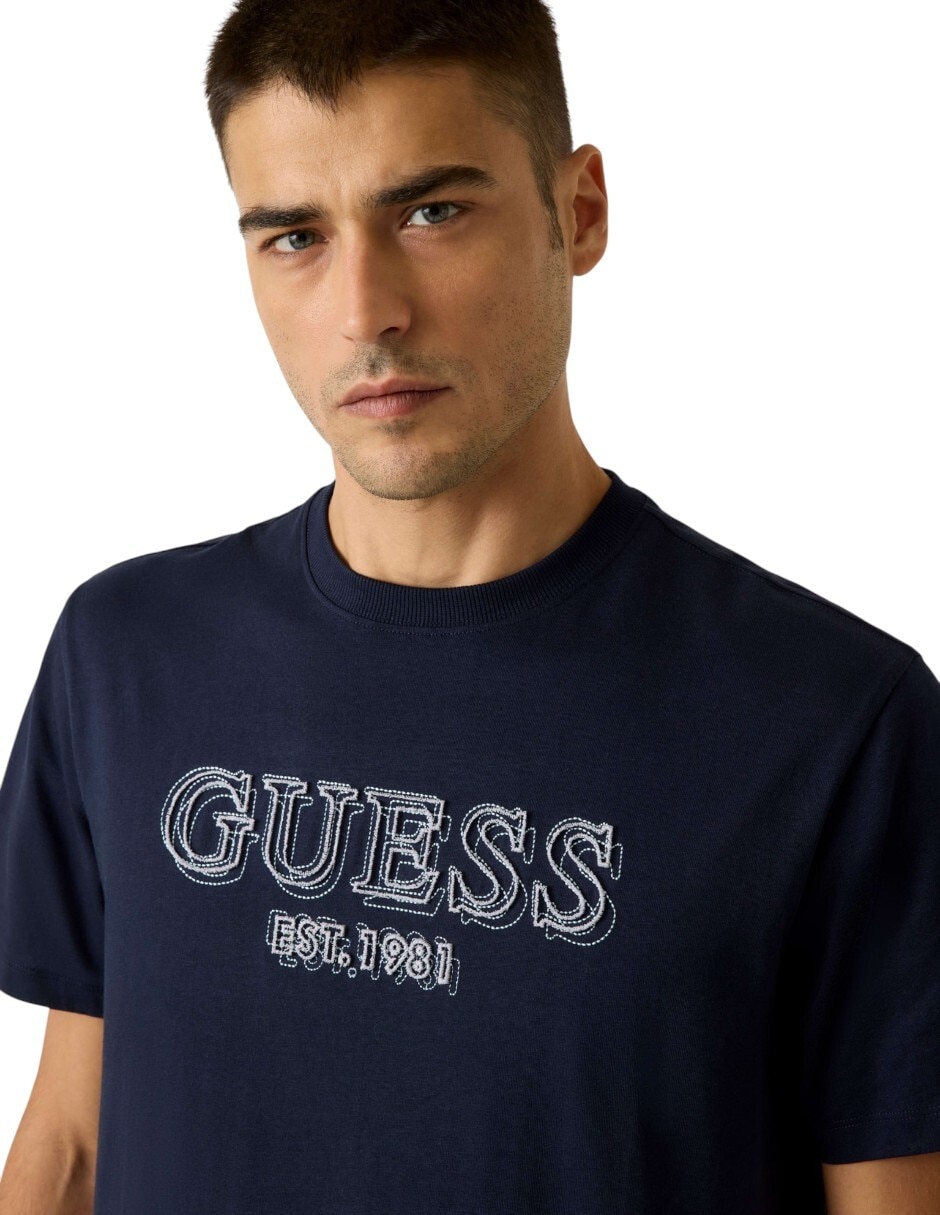 Playera Guess cuello redondo para hombre