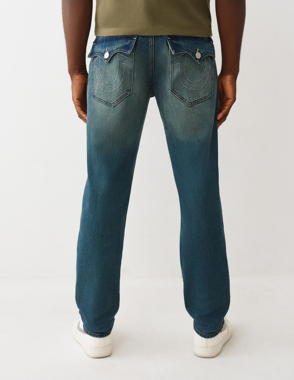 Jeans slim lavado medio para hombre 4