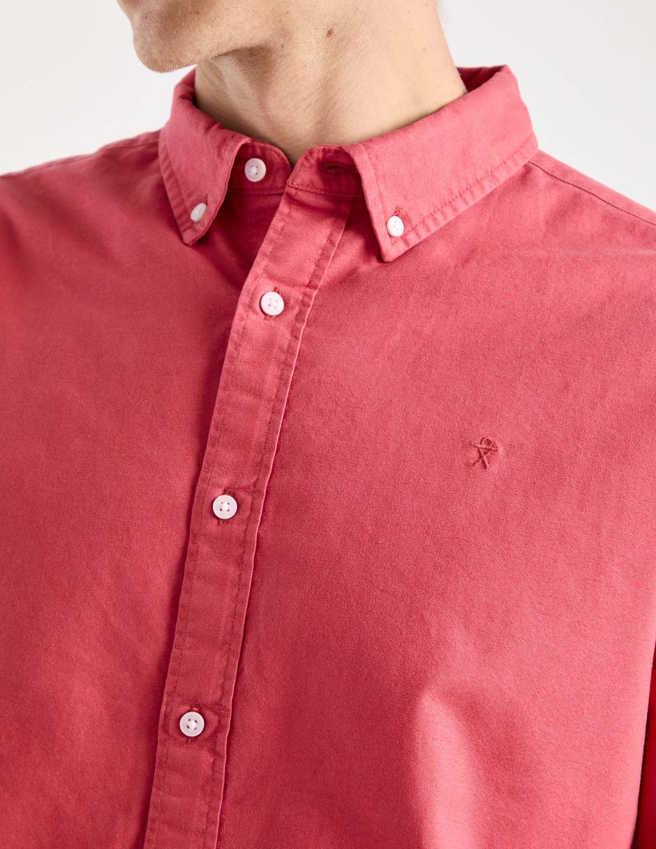 Camisa casual manga larga para hombre