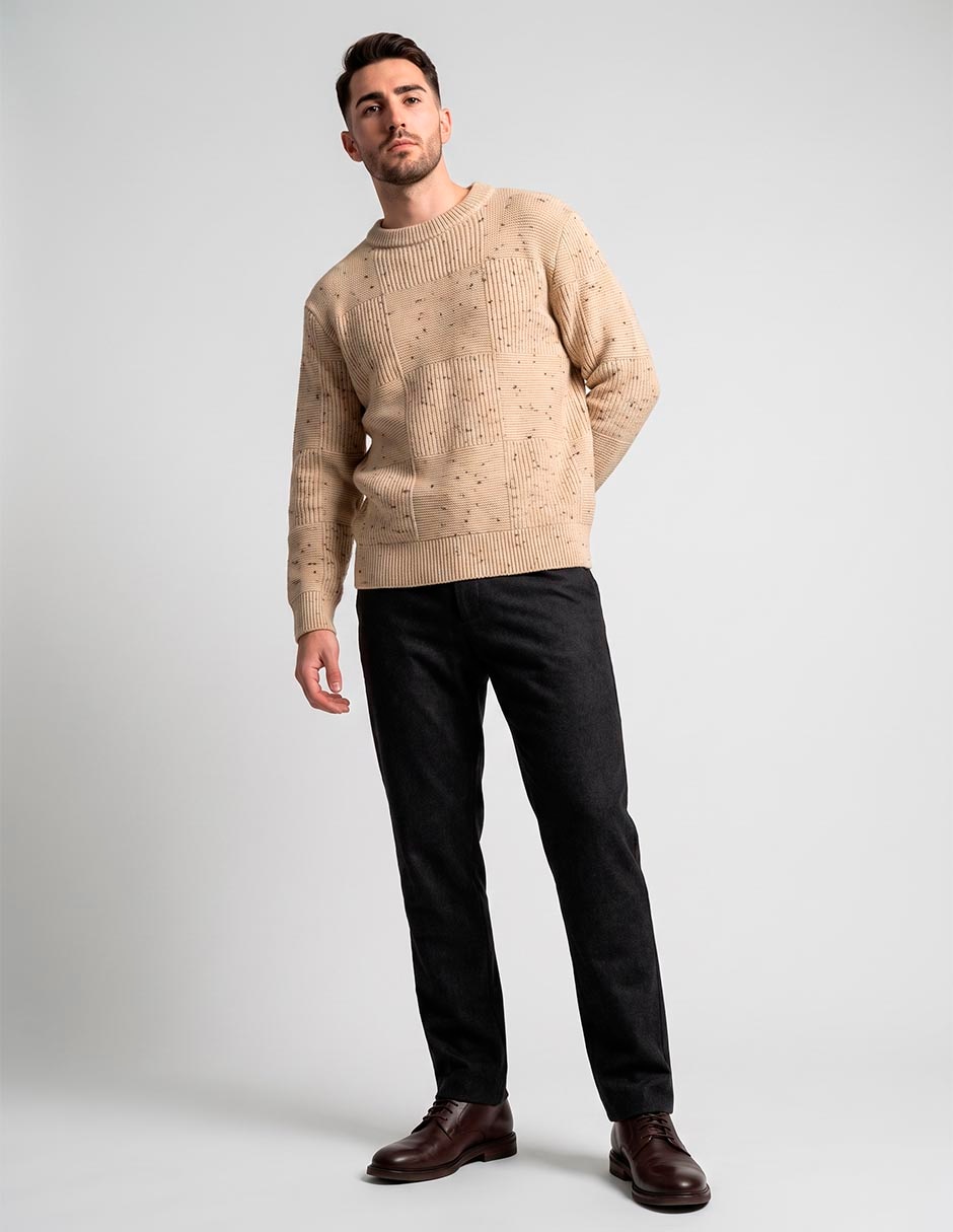 Suéter cuello redondo para hombre