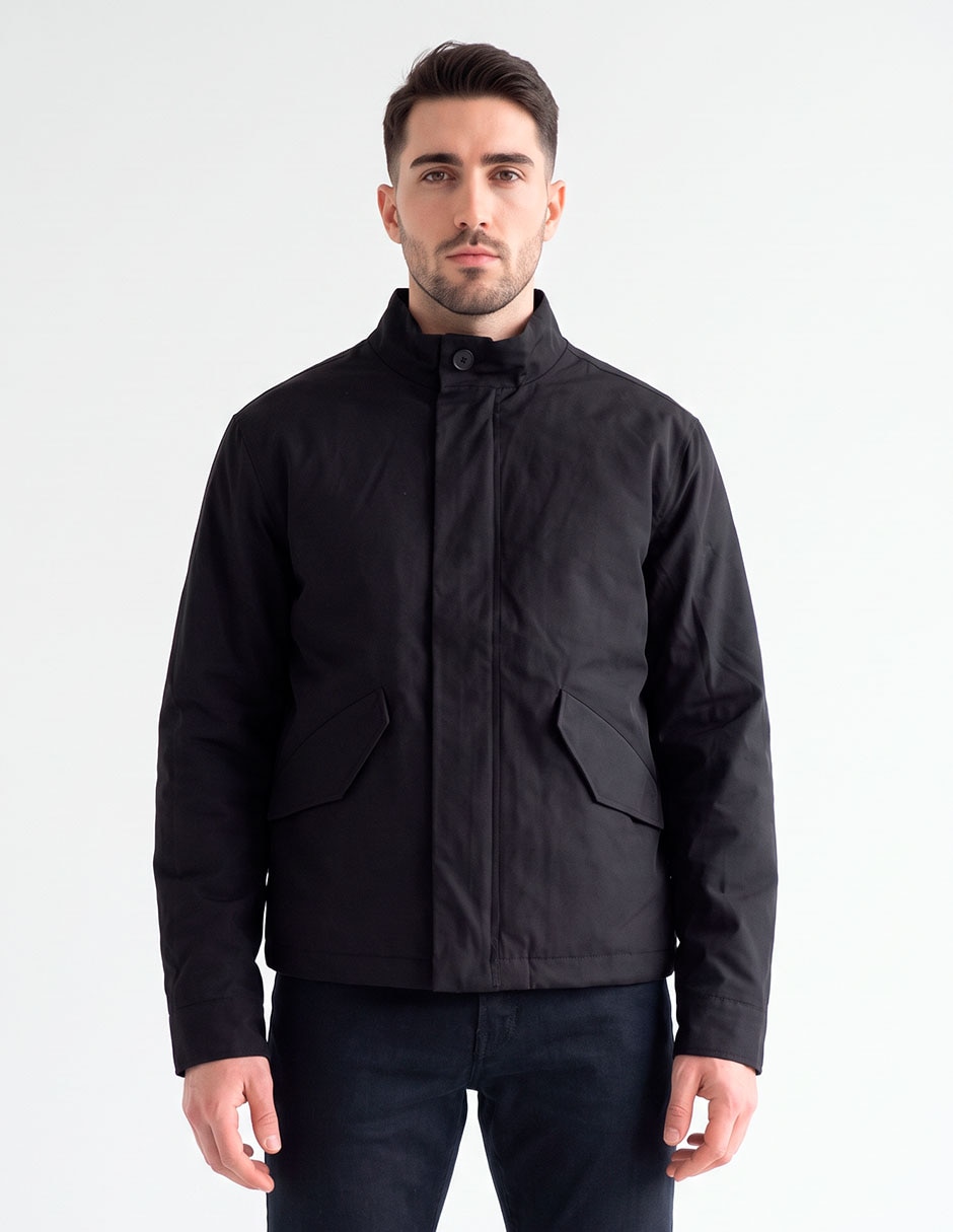 Chamarra bomber con bolsillos para hombre Chamarra bomber con bolsillos para hombre