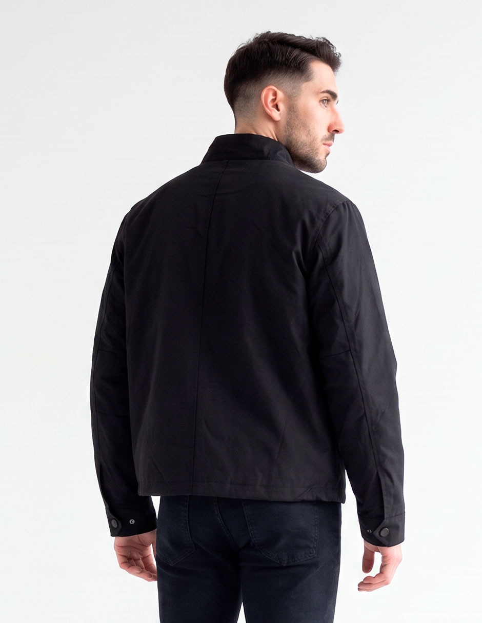 Chamarra bomber con bolsillos para hombre 4